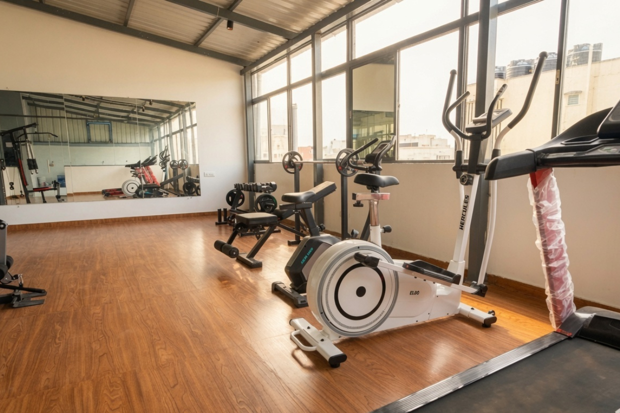 Fitness center at PG near Christ University Kengeri